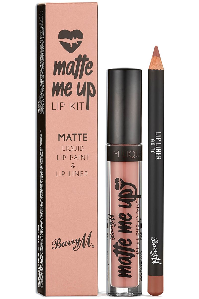 Barry M Matte Me Up Lip Kit - Go To-Lips