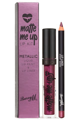 Barry M Metallic Me Up Lip Kit - Avant Garde-Lips