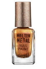 Barry M Molten Metal Nail Paint in Gold Rush-Nails