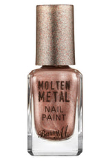 Barry M Molten Metal Nail Paint in Pink Ice-Nails