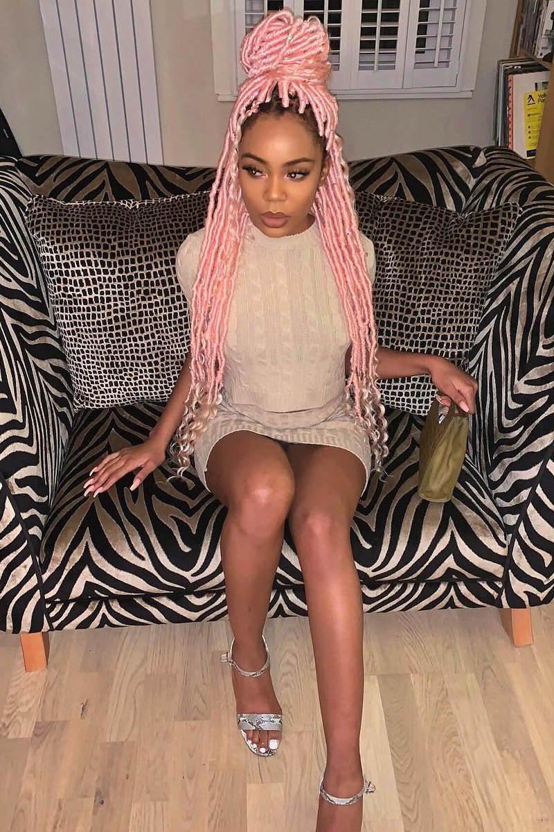 Beige Cable Knit Crop Top And Skirt Co-ord - Galiana-Co-ords