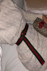 Beige Cable Knit Jumper Midi Dress - Jaylie-Dresses