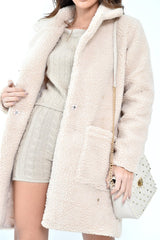 Beige Cable Knit Loungewear Set - Karlie-Loungewear