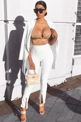 Beige Lace Underwired Cup Detail Bodysuit - Mariah-Bodysuits