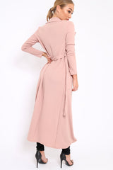 Beige Long Duster Jacket - Gigi-Jackets