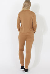 Beige Loungewear Set - Khloe-Loungewear