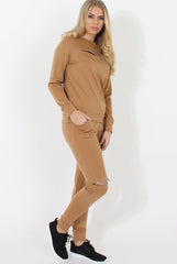 Beige Loungewear Set - Khloe-Loungewear