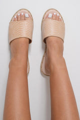 Beige Snake Effect Sliders - Jamiee-Sliders