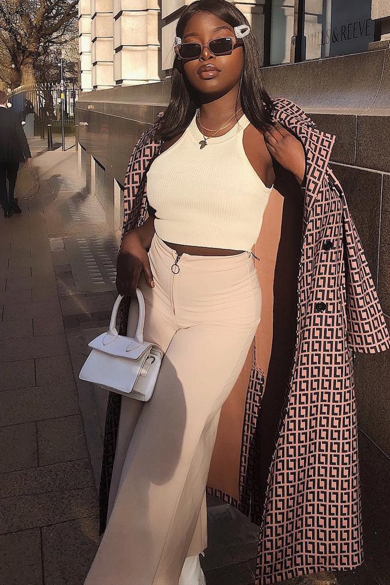 Beige Thick Rib Halter Neck Crop Top - Aariella-Crop Tops