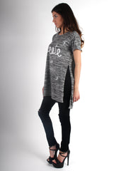 Beth Grey Create A Life Slogan Top-Tops