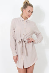 Bethan Stone Shirt Dress-Dresses