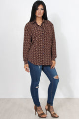 Bethzy Multi Print Shirt-Shirts