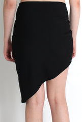 Billy Black Asymmetric Skirt-Skirts