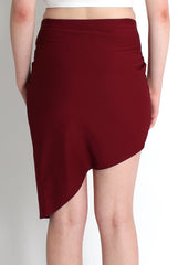 Billy Wine Asymmetric Skirt-Skirts