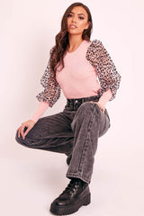 Black Acid Wash Oversized Mom Jeans - Danielle-Jeans