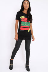 Black Be You Slogan T-shirt - Jackie-Tops