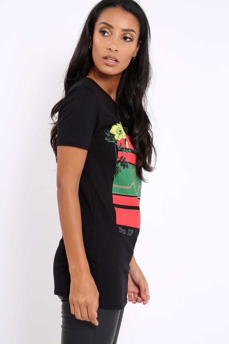 Black Be You Slogan T-shirt - Jackie-Tops