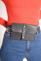 Black Belted Bumbag - Oma-Belts