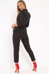 Black Blazer and Trousers Co-Ord - Rossie-Co-ords