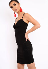 Black Bodycon Dress - Alizae-Dresses