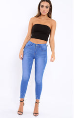 Black Boob Tube with Wrap Around Tie - Alida-Bralets