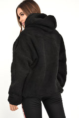 Black Borg Pocket Front Hoodie - Dezi-Hoodies