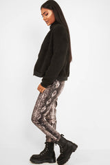 Black Borg Zip Front Jacket - Danyelle-Jackets