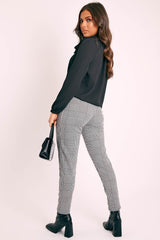 Black Bow Neckline Lightweight Blouse - Flossie-Blouse