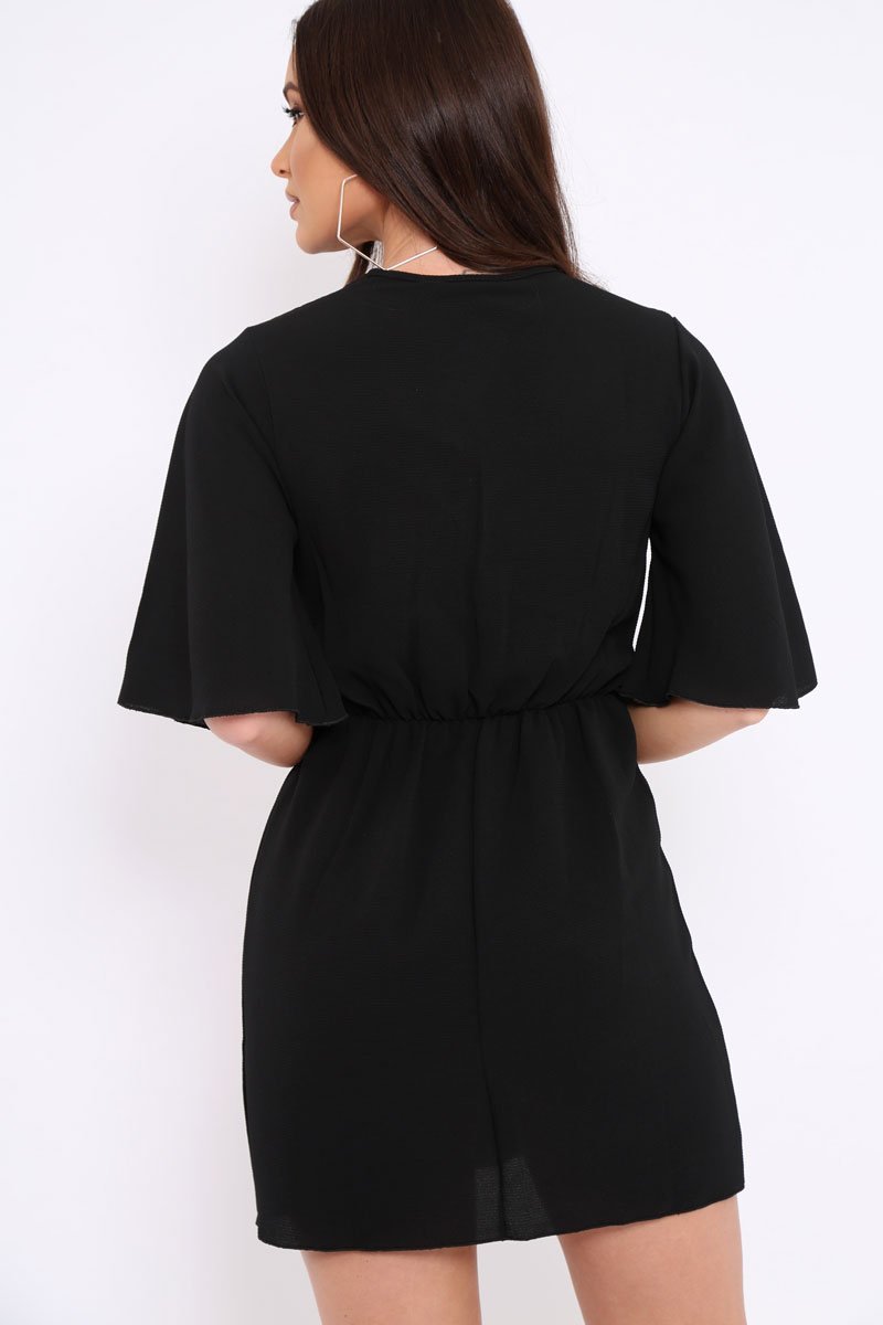 Black Bow Tie Dress - Teagan-Dresses