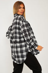 Black Checked Pocket Front Shirt - Haily-Shirts