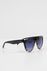 Black Clear Animal Square Oversized Sunglasses - Kajsa-Sunglasses