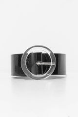 Black Clear Resin Buckle Belt - Mallory-Belts