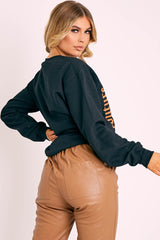 Black Couture Graphic Sweatshirt - Verity-Sweatshirts