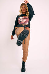 Black Couture Graphic Sweatshirt - Verity-Sweatshirts