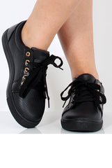 Black Croc Textured Pumps - Addison-Shoes