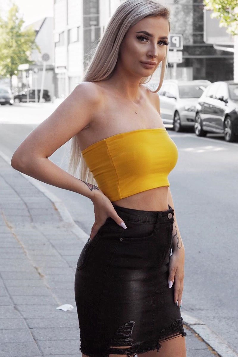 Black Denim Extreme Ripped Skirt - Jeanie-Skirts