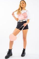 Black Denim Mom Fit Shorts - Moxie-Shorts