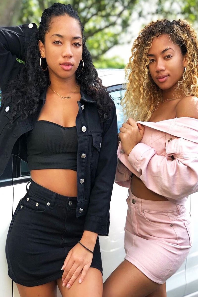 Black Denim Skirt and Jacket Co-ord - Viola-Co-ords