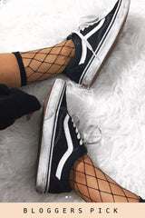 Black Diamond Fishnet Ankle Socks - Lottie-Dresses