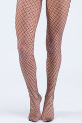 Black Diamond Fishnet Tights - Skye-Tights