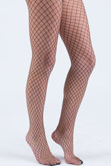 Black Diamond Fishnet Tights - Skye-Tights