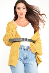 Black Double Diamante Buckle Belt - Aarilyn-Belts