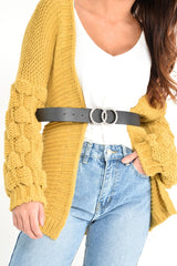 Black Double Diamante Buckle Belt - Aarilyn-Belts