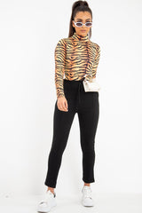 Black Drawstring Seam Front Tailored Joggers - Lissie-Trousers