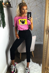 Black Drawstring Seam Front Tailored Joggers - Lissie-Trousers