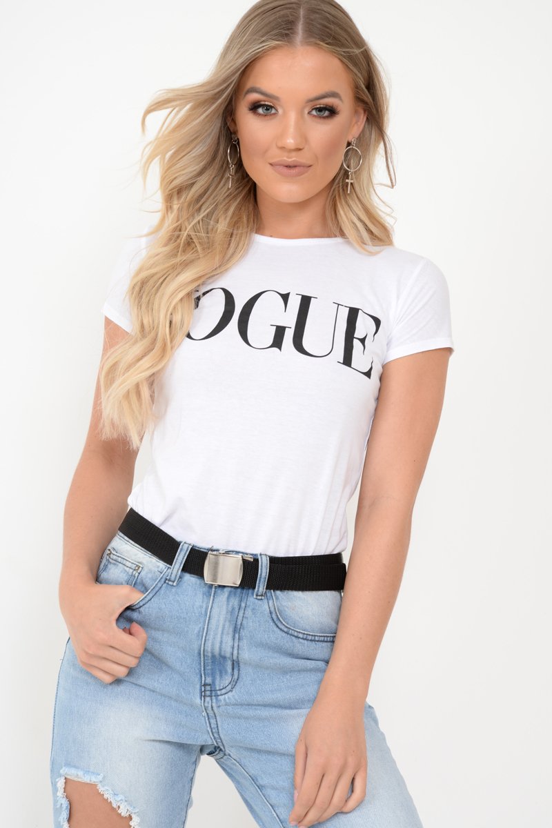 Black Fabric Basic Silver Clasp Belt - Dola-Belts