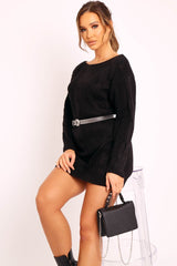 Black Faux Leather Stud Top Handle Bag - Itzia-Bags