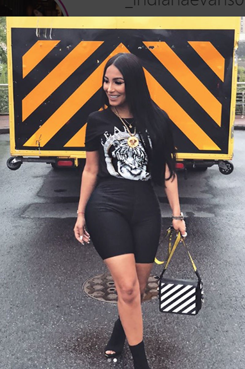 Black Fearless Slogan Print T-Shirt - Gala-Tops