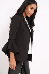 Black Flare Blazer - Vesa-Jackets