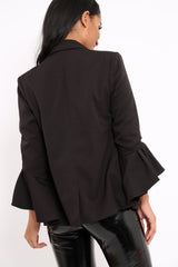 Black Flare Blazer - Vesa-Jackets